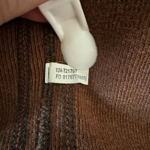 Tommy Bahama Mens Brown 1/4 Zip Pullover Long Sleeve Sweater - Picture 10 of 10